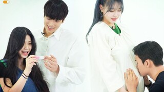 Teman saya sedang mengandung bayi saya