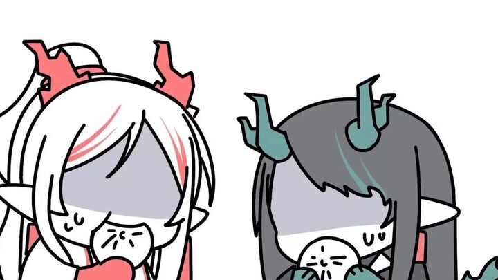 [Arknights comic strip] Are you doing this on purpose or by accident?!