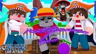 Minecraft : One Piece LIVE ACTION - COMI A FRUTA MAIS FORTE DO MUNDO PRA ME VINGAR DOS MEUS AMIGOS!2