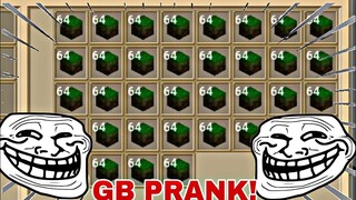 GRASS BLOCK PRANK! GIVEAWAY IN SKY BLOCK😂(BlockMan Go:Blocky Mods)