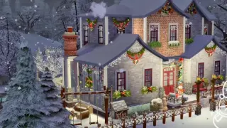 【The Sims 4 Quick Build】Christmas Holiday Villa (NOCC) 30*20