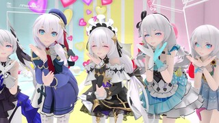 [MMD·3D] Honkai Impact | Theresa Quintuplets!