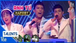 ANH TÚ gây sốt với vai trò ca sĩ của RAP VIỆT, hỗ trợ các rapper cháy hết mình