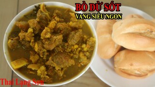 BÒ DỪ SỐT VANG Với Công Thức Gia Vị Đặc Biệt Siêu Ngon Ăn Là Mê Ai Cũng Làm Được I Thai Lạng Sơn