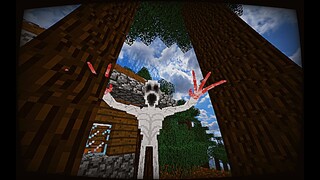 Minecraft but it's a PS1 Horror Game
