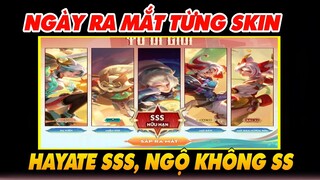 Tin Tức Sự Kiện Tết: Full chi tiết Ngày Ra Mắt Skin SSS, SS dịp tết này Hayate lên sàn