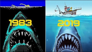 Evolution of Jaws Games [1983-2019]