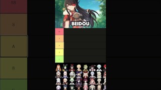 Ranking All Claymore Users in Genshin Impact #shorts #genshinimpact