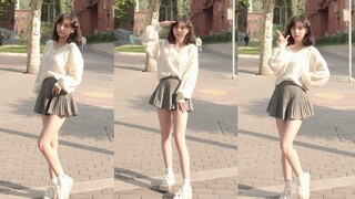 【Tian Xinxin】Mr.Chu-apink dancing on the university campus horizontal screen