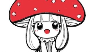 Một chiếc ô màu đỏ