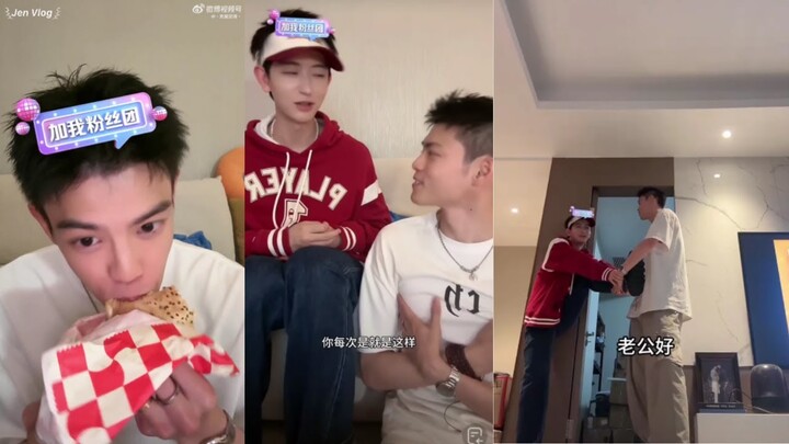 [Engsub/BL] "I thought he was so cute so I kept hugging and kissing him" Chen Lv & Liu Cong