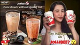 Jollibee's New Product taste test. MILK TEA!! | Vlog No.29 | Anghie Ghie