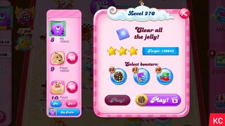 CANDY CRUSH SAGA LEVEL 270 (NEW VERSION)