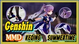 [Genshin  MMD]  Keqing - summertime
