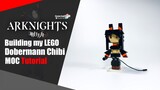 LEGO Arknights Dobermann Chibi MOC Tutorial | Somchai Ud