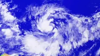 Satellite Imagery of Typhoon Mike (Ruping) 1990