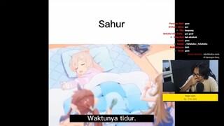 moment ketika mau sahur, malah...