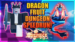 Dragon Fruit Solo Dungeon Speedrun - This Fruit Is Really Good in A One Piece Game