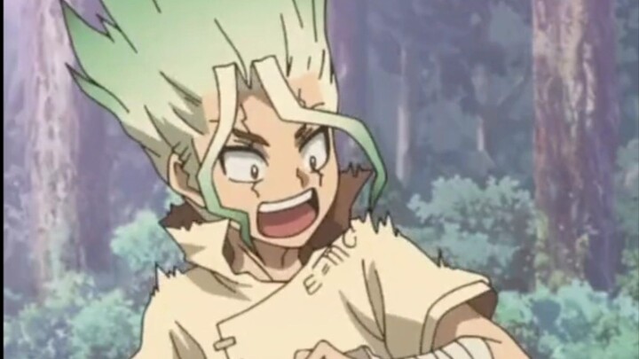 senku lucu bngt di ep 2😆