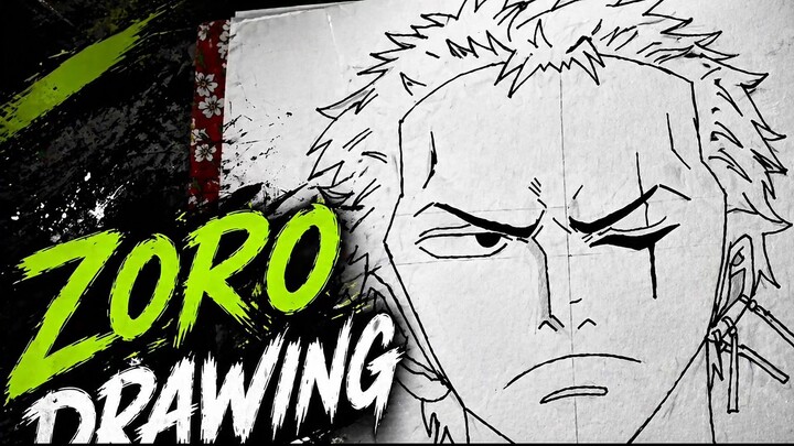 Menggambar Zoro (Marimo)