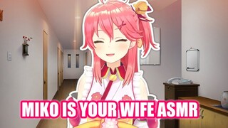 Miko is Your Wife ASMR 【Hololive English Sub】