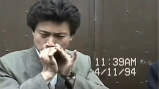 1994 street performance: real skill in vocal mimicry, I'm really impressed!