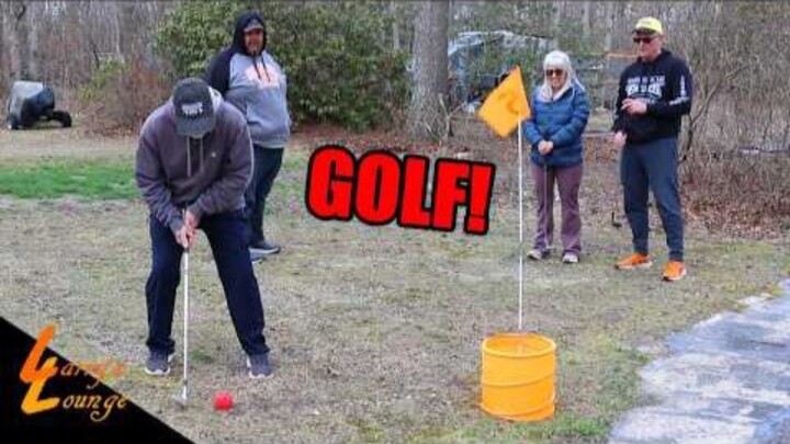 Lounge TV Golfing with Psycho Dad! Uncle Chris Reaction