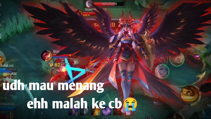 udh mau menang ehh malah kena cb 😭😭