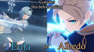 Eula or Albedo? Things to Consider Before Pulling in V2.3 - Genshin Impact