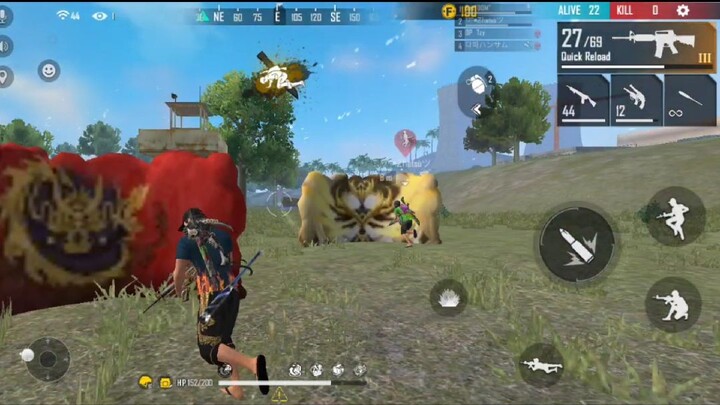 Free Fire Nahan Zona Ladeni Bocil...😡😡