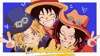 [op tulisan tangan/ASL Luffy Center] Daftar Periksa