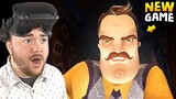 PLAYING THE HELLO NEIGHBOR VR GAME… (it is so cool) | Hello Neighbor: Search and Rescue