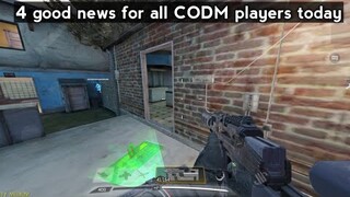 4 good news for all CODM players today