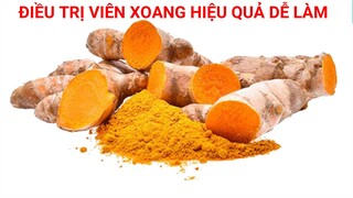 Cách điều trị viêm xoang với củ nghệ tươi