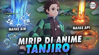 Mirip di Anime, Skin Tanjiro Kamado di MOBA AOV x Kimetsu No Yaiba (Demon Slayer) 🌊 Arena of Valor