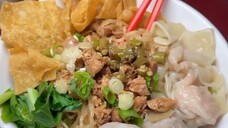 mie ayam bakso pangsit+ empek empek enak banget