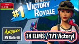 14 Elims / 1v1 finale Victory Royale!
