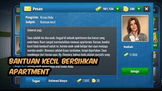 Bersih bersih di apartment