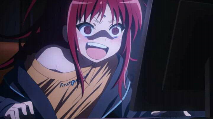 when you see your crush but your shy