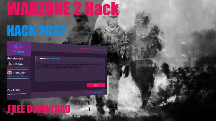 WARZONE 2 Hack & Cheat | Warzone 2 download free hack| aim, wh
