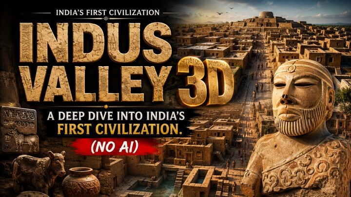 INDUS VALLEY 3D: A Deep Dive Into India’s First Civilization | Harappan Civilization (No AI)