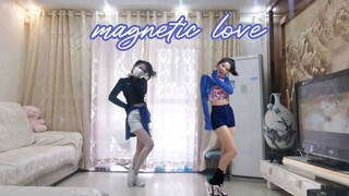李子璇来我家做客 还原MV双人舞！magnetic love