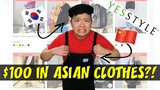 YesStyle Gave Me $100 in Men’s Clothes! (but in Asian sizes lol)