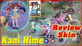 🌸Onmyoji Arena: Kani Hime (Tựu Trường) Review Skin - Bé Cầm Búa  Đuổi Địch Khắp MAP