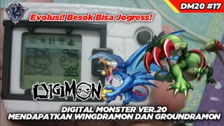 Digital Monster Ver.20 #17 Besok Jogress! Mendapatkan Wingdramon dan Groundramon!