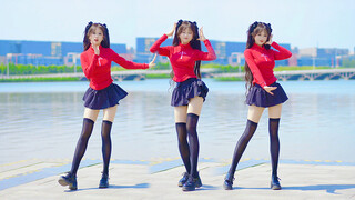 妈妈，你的真人小手办在湖边跳舞啦❤૮ ˘͈ᵕ ˘͈  ა