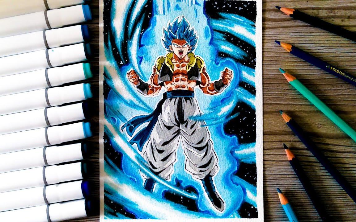 Gogeta Blue Drawing