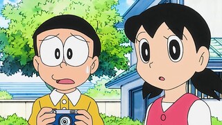 Đôrêmon: Nobita xấu tới mức không có lấy một khuôn mặt khi chụp ảnh