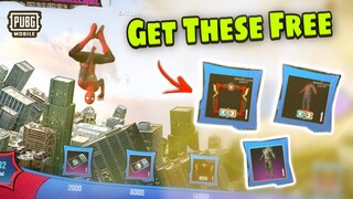 New Adventure Challenge Event!! Get Free Avatar Frame +Outfits | PUBG MOBILE x Spider Man