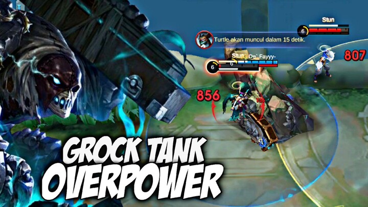 Gw Pake Grock, Auto Gak Gerak Musuhnya!! - Mobile Legends